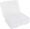 Photo Storage Organizer with 16 Transparent Inner Cases - Clear